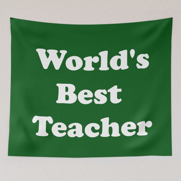 Item preview, World's Best Teacher designed and sold by ThingsByJoy.