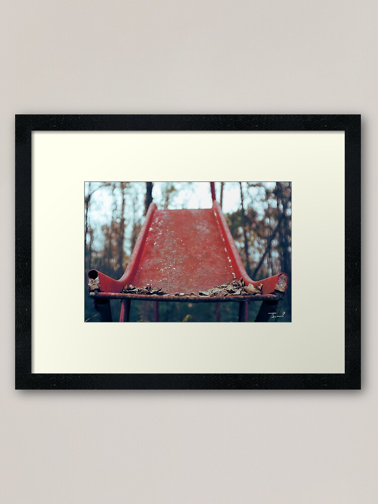 Alternate view of Rusty Slide Framed Art Print