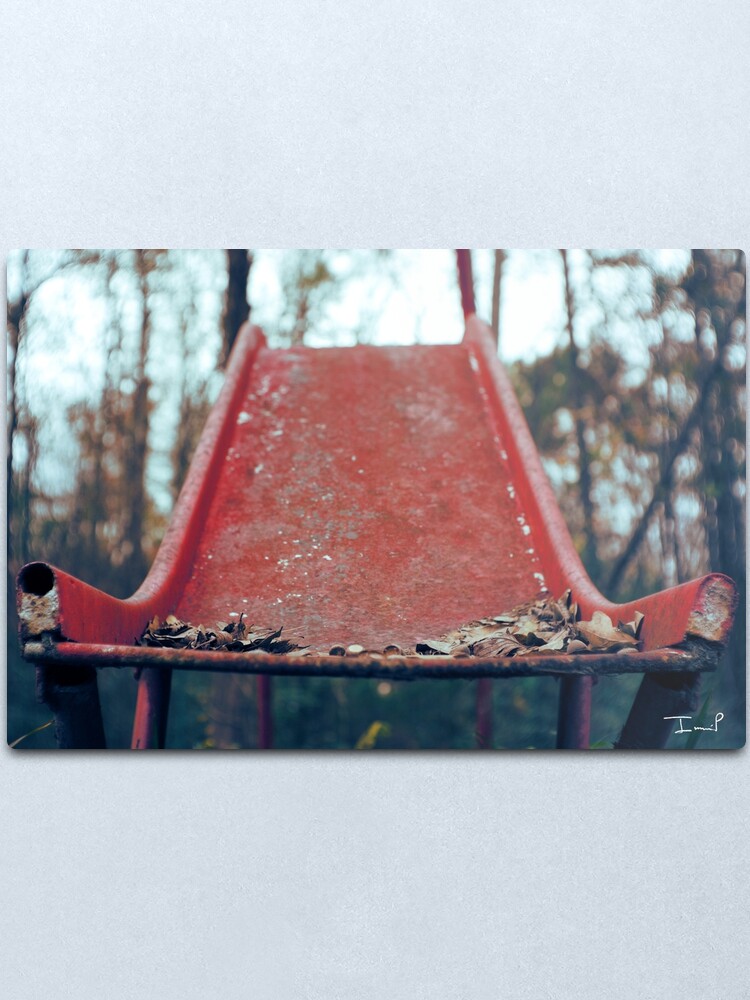Alternate view of Rusty Slide Metal Print