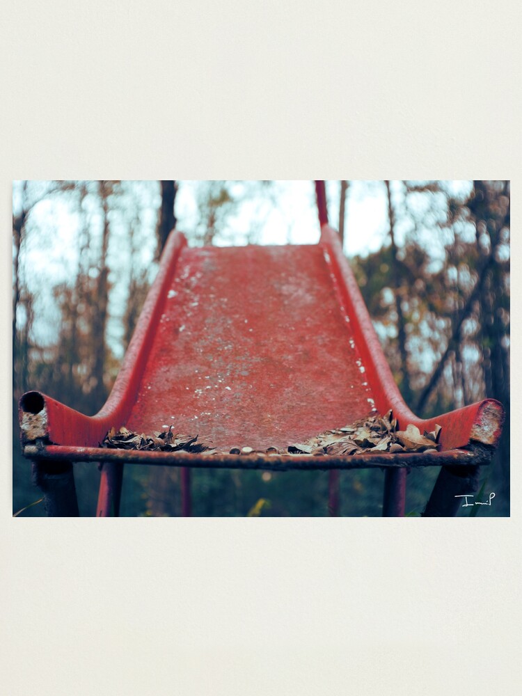 Alternate view of Rusty Slide Photographic Print