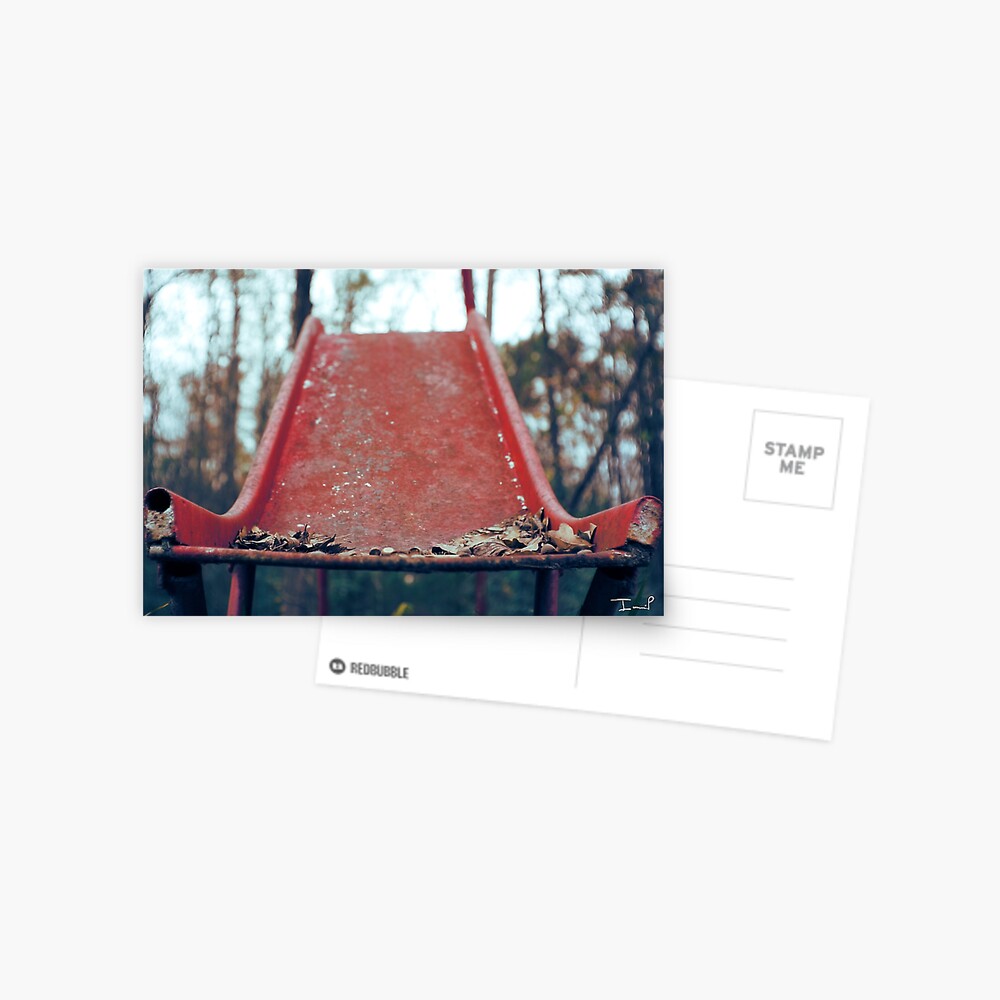 Rusty Slide Postcard