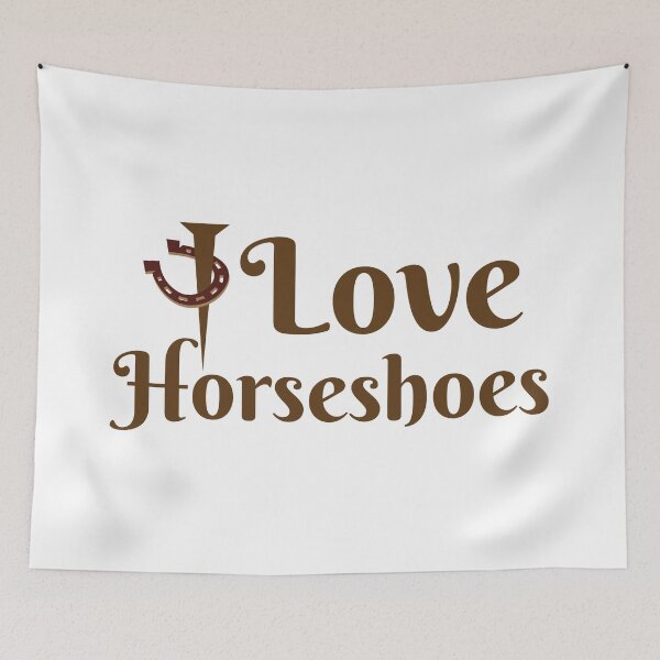 Item preview, I Love Horseshoes designed and sold by 4AllTimes.