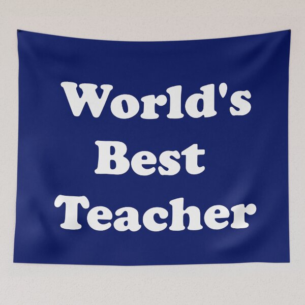 Item preview, World's Best Teacher designed and sold by ThingsByJoy.