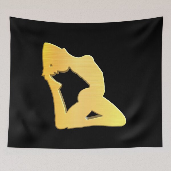 Item preview, Shiny Gold Yoga pose no.1 designed and sold by smARTwork.