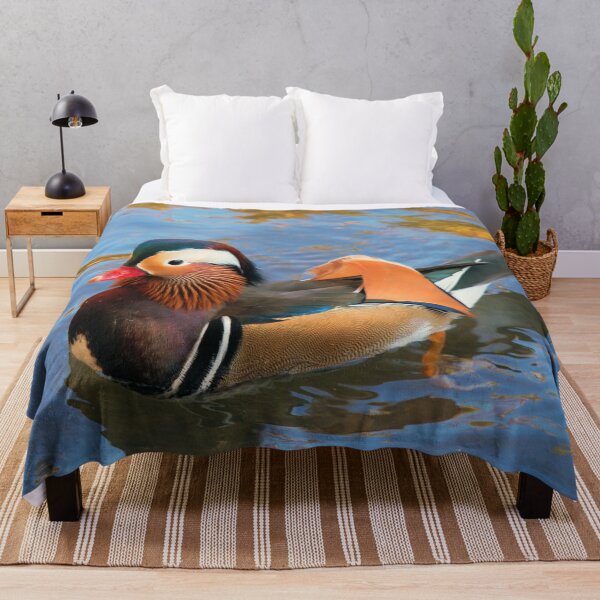 Item preview, Beautiful Mandarin Duck at the Pond designed and sold by walkswithnature.