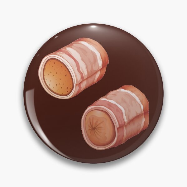 Item preview, Mini Pigs In A Blanket - Pork Sausage Wrapped In Bacon designed and sold by Alicia Chee.