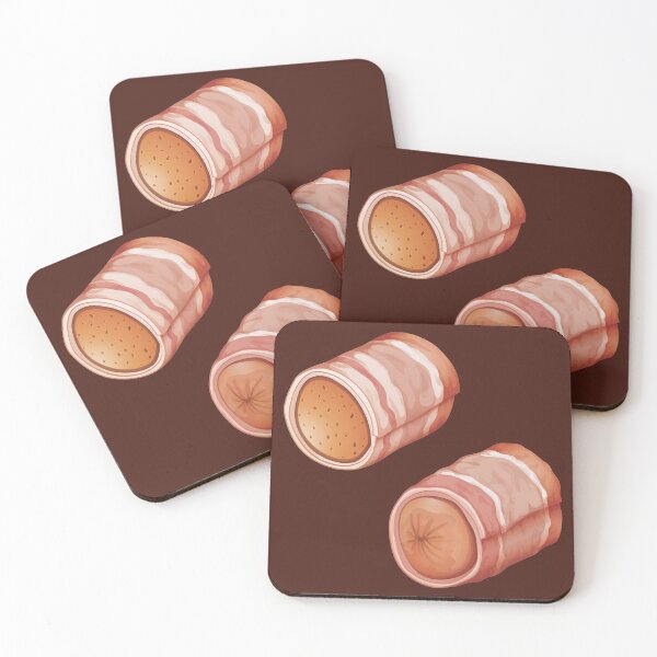 Item preview, Mini Pigs In A Blanket - Pork Sausage Wrapped In Bacon designed and sold by Alicia Chee.