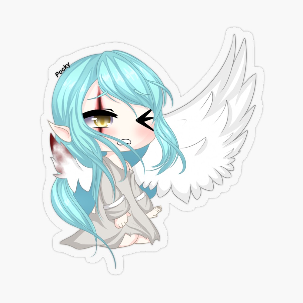 Gacha Broken Wing Angel Gacha Life Art Vinyl Sticker -  Portugal