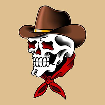 Artwork thumbnail, Salty-Dog American Traditional Cowboy by salty-dog
