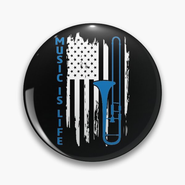 Item preview, Trombone Player | Music Is Life Brass Instrument Lover designed and sold by GravitiTees.