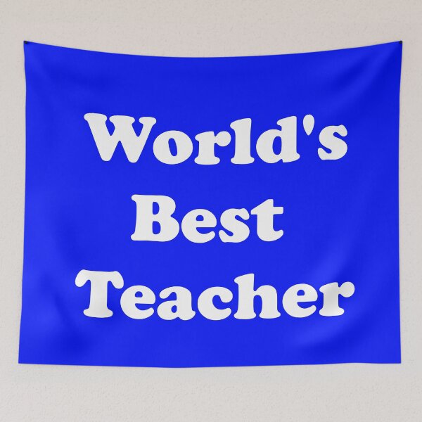 Item preview, World's Best Teacher designed and sold by ThingsByJoy.