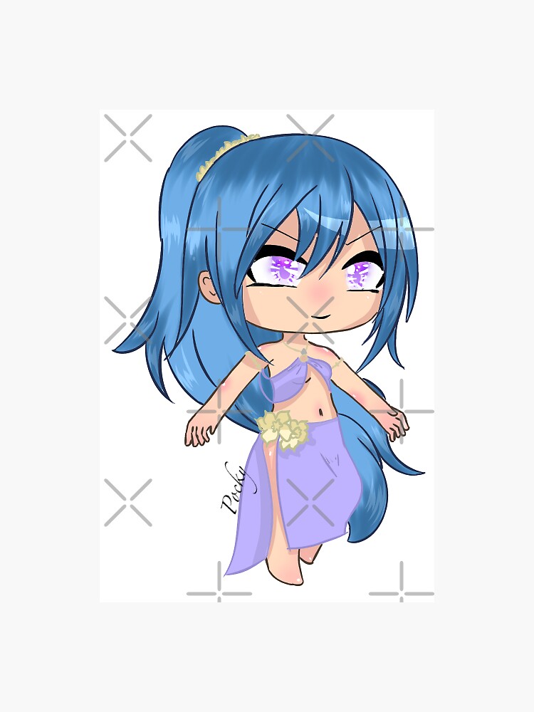 Gacha Life Art - Gacha Girl Sticker for Sale by pockyartstudio