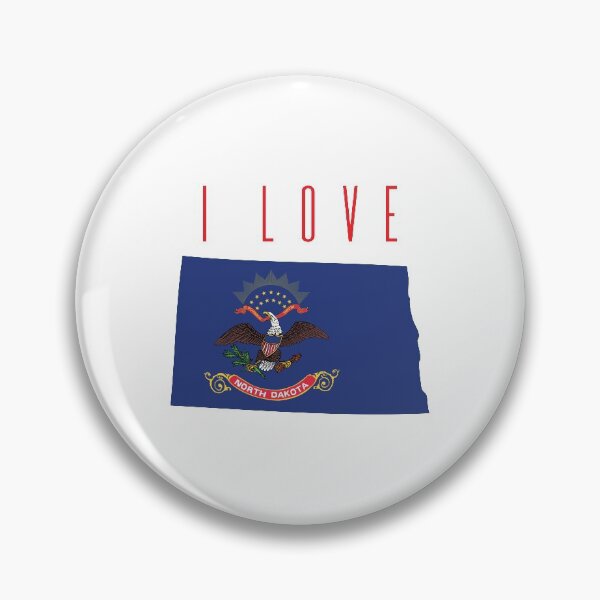 Item preview, I Love North Dakota designed and sold by 4AllTimes.