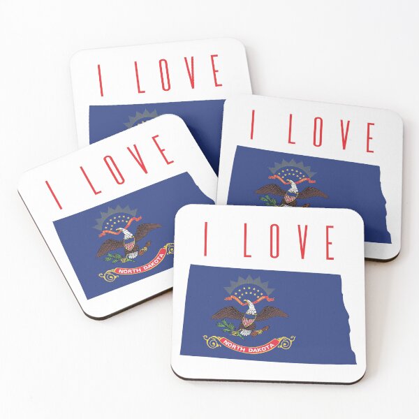 Item preview, I Love North Dakota designed and sold by 4AllTimes.