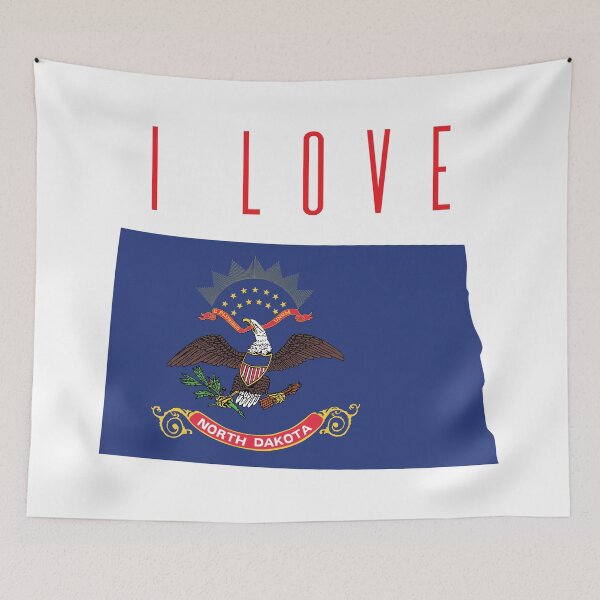Item preview, I Love North Dakota designed and sold by 4AllTimes.