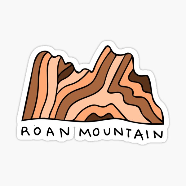 "Roan Mountain" Sticker for Sale by MaddieandRenee Redbubble