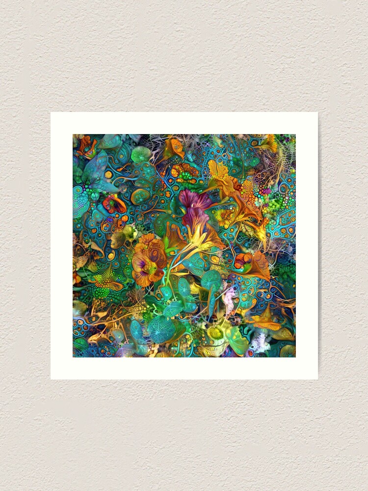 Alternate view of Deep dream abstraction Art Print