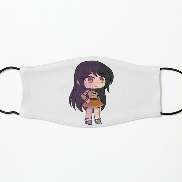 Gacha girl with brown eyes Kids Mask