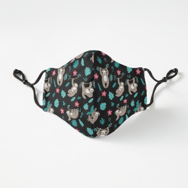 Cute Sloth Pattern Fitted 3-Layer