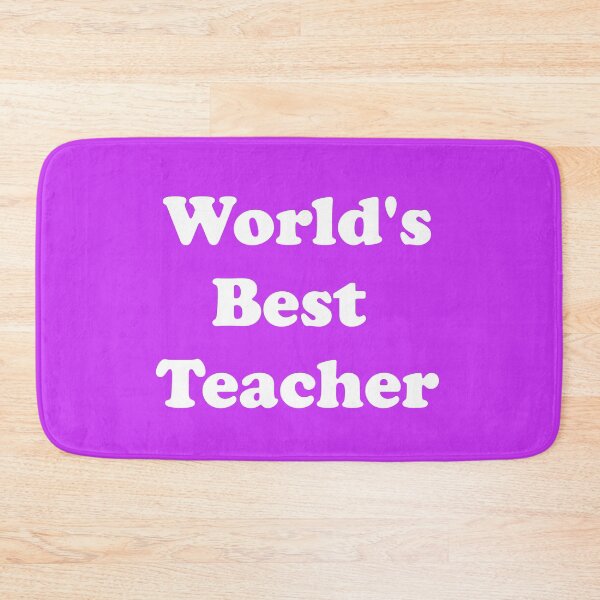 Item preview, World's Best Teacher designed and sold by ThingsByJoy.