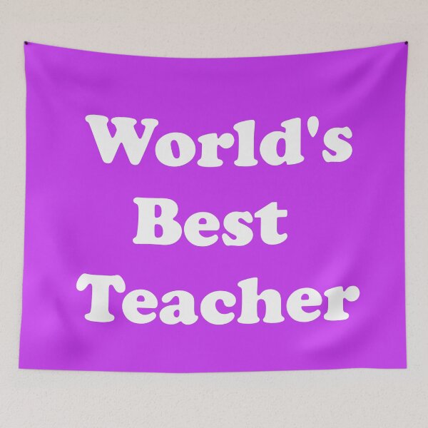 Item preview, World's Best Teacher designed and sold by ThingsByJoy.