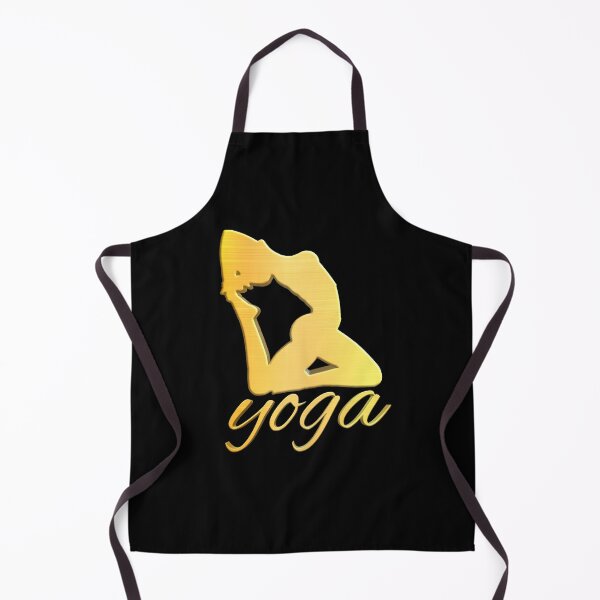 Item preview, Shiny Gold Yoga pose no.1 with type designed and sold by smARTwork.
