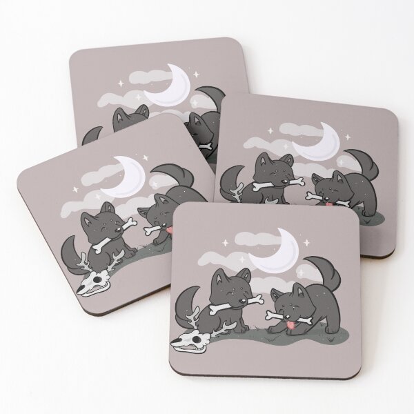 Item preview, Hungry Wolf Pups designed and sold by createwithcharm.