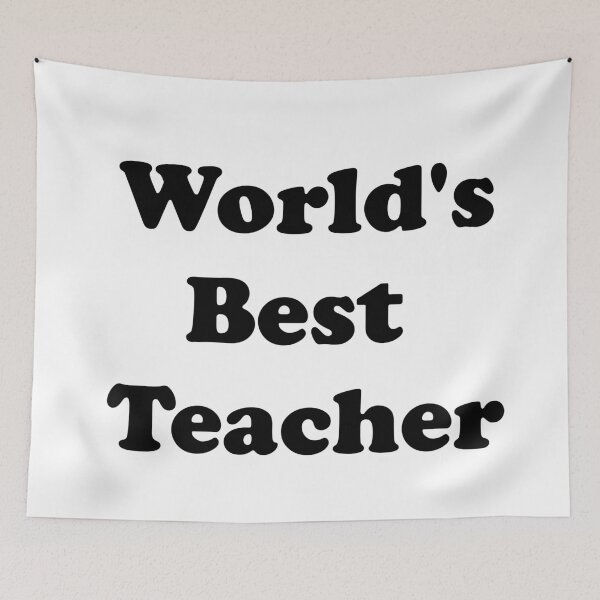 Item preview, World's Best Teacher designed and sold by ThingsByJoy.
