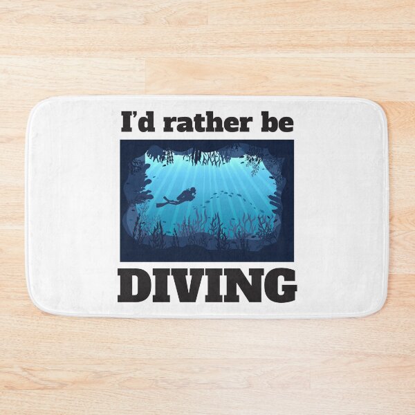 Item preview, I'd Rather Be Diving designed and sold by 4AllTimes.