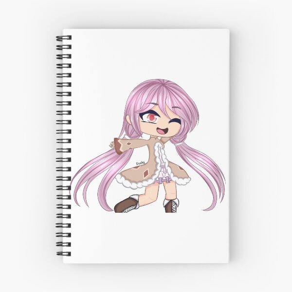 Item preview, Gacha life chica gacha con colas de caballo rosa designed and sold by pockyartstudio.