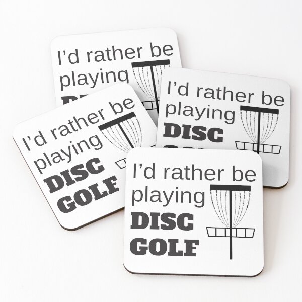 Item preview, I'd Rather Be Playing Disc Golf designed and sold by 4AllTimes.