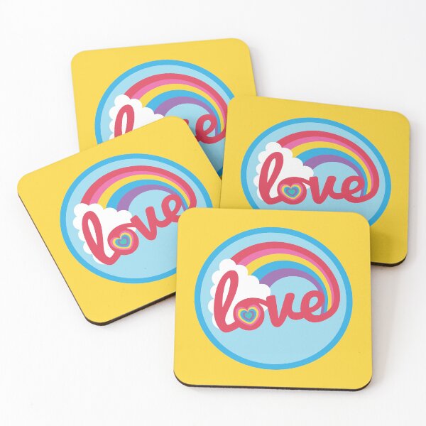 Item preview, Love Rainbow Cloud Logo designed and sold by PuddleofStars.
