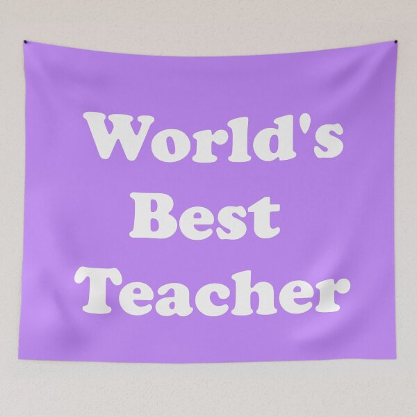 Item preview, World's Best Teacher designed and sold by ThingsByJoy.
