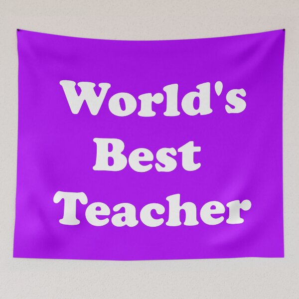 Item preview, World's Best Teacher designed and sold by ThingsByJoy.