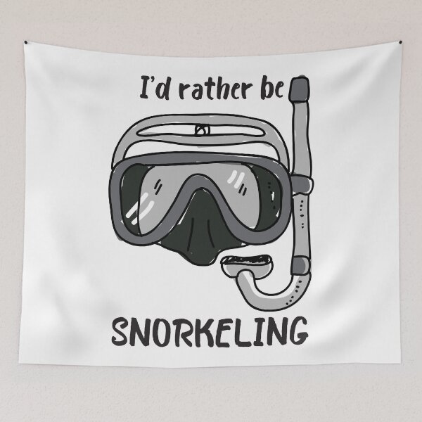 Item preview, I'd Rather Be Snorkeling designed and sold by 4AllTimes.