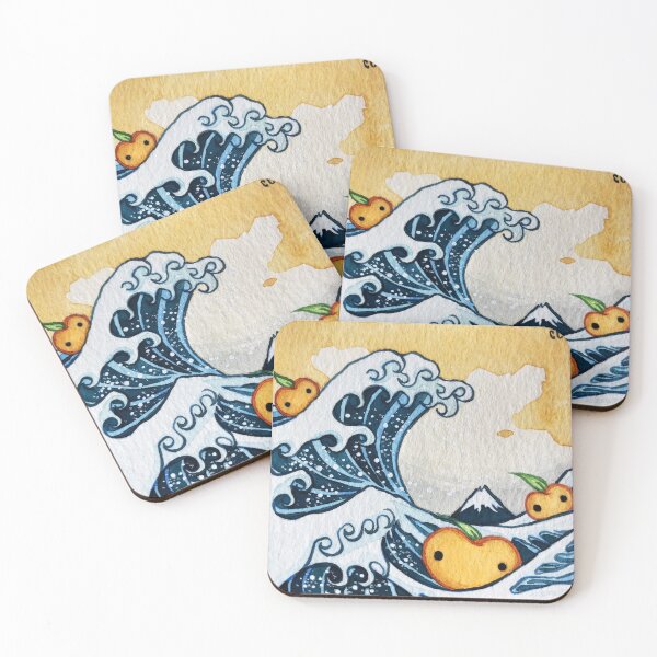 Item preview, The Great Wave Off Peaches designed and sold by notchristeehee.