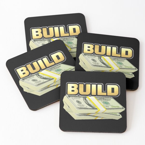 Item preview, Shiny black and Gold Build Wealth no.1 designed and sold by smARTwork.