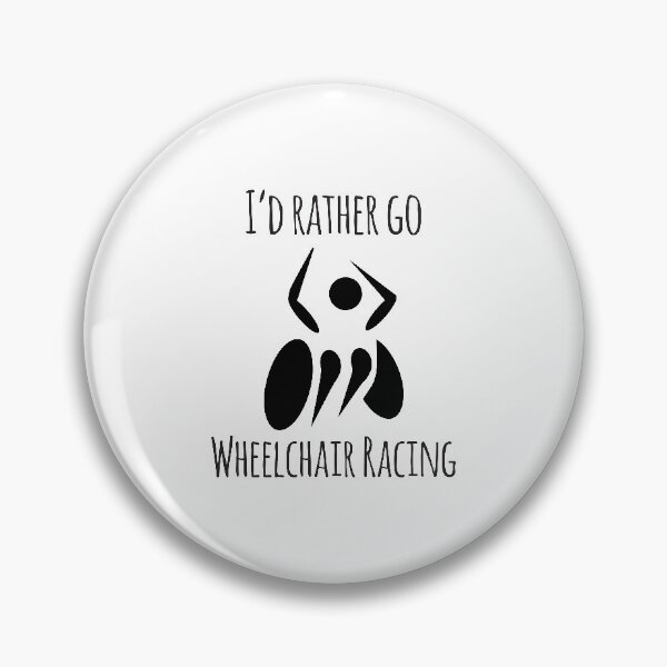 Item preview, I'd Rather Go Wheelchair Racing designed and sold by 4AllTimes.