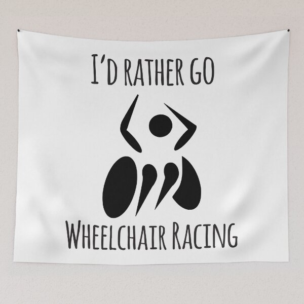 Item preview, I'd Rather Go Wheelchair Racing designed and sold by 4AllTimes.