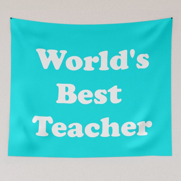 Item preview, World's Best Teacher designed and sold by ThingsByJoy.