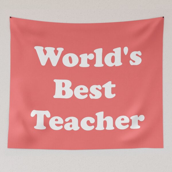 Item preview, World's Best Teacher designed and sold by ThingsByJoy.