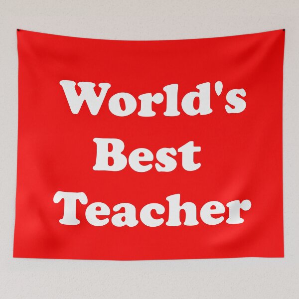 Item preview, World's Best Teacher designed and sold by ThingsByJoy.