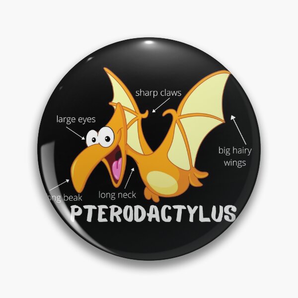 Item preview, Cartoon pterodactyl dinosaur by Redeemed Designs designed and sold by RedeemedDesigns.