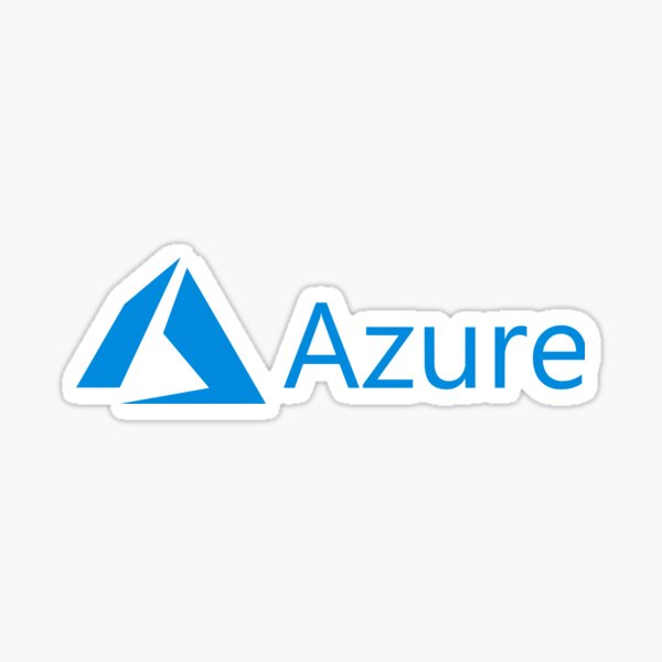 Azure Horizontal Sticker