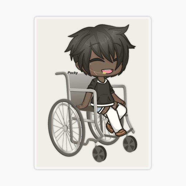 Gacha Comedian Boy in Wheelchair Inclusion Gacha Life Art 