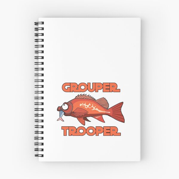 Item preview, Grouper Trooper - Red Grouper Eating Fish designed and sold by Kaos Urbanwear.