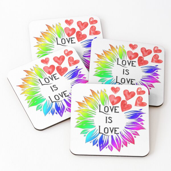 Item preview, Love is Love Rainbow Sunflower designed and sold by LovenLaughter.