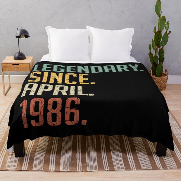 Item preview, Legendary Since April 1986 35th Birthday Gift 35 Years Old Vintage April 1986 designed and sold by Takatv.