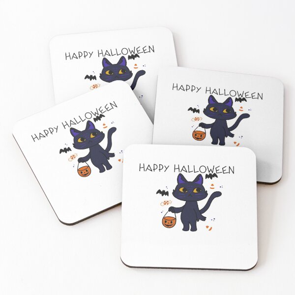 Item preview, happy halloweener hallowiener cat designed and sold by felric.