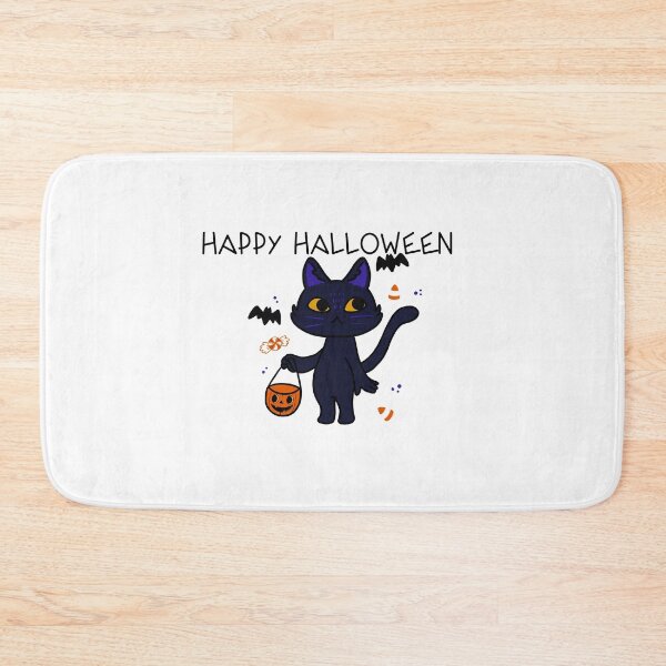 Item preview, happy halloweener hallowiener cat designed and sold by felric.
